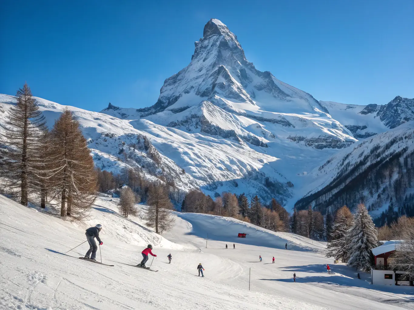 A dynamic image of SKI CLUB ALPIN MACONNAIS members engaged in alpine training, demonstrating the techniques and physical conditioning required for advanced skiing.